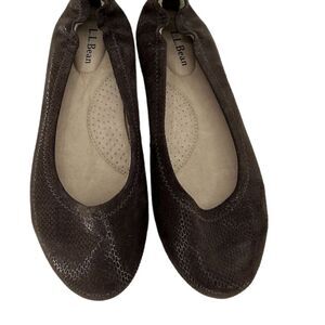 L.L. Bean Women's Brown Snakeskin Print  Ballet Flats Size 6 NWOT